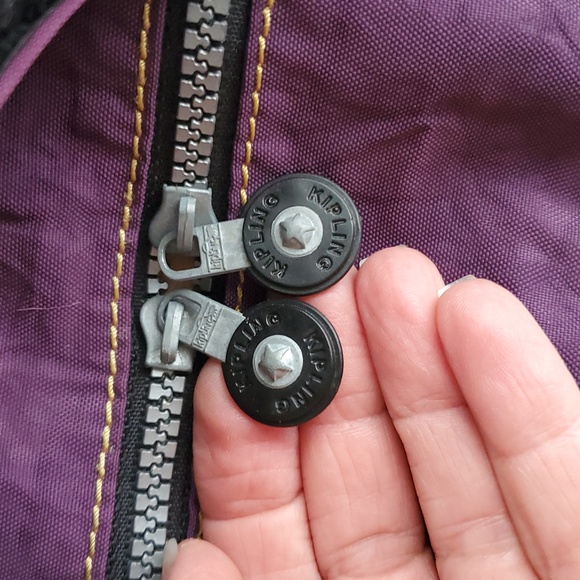 Kipling Large Purple Travel Duffel Weekender  Bag - Picture 3 of 12